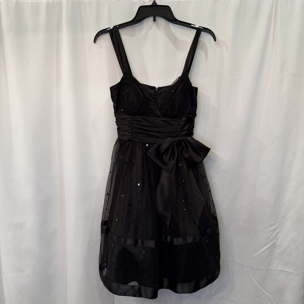 Juniors Black, Sparkly, Party Dress‎ Sz 1 Dress Fit & Flare Homecoming Dance